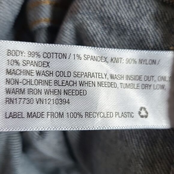 Isabel Maternity Women's Sz 14 Over Belly Midi Blue Jean Shorts Distressed Denim - Picture 8 of 9